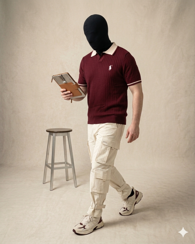 The Terrivolt Signature Ribbed Polo