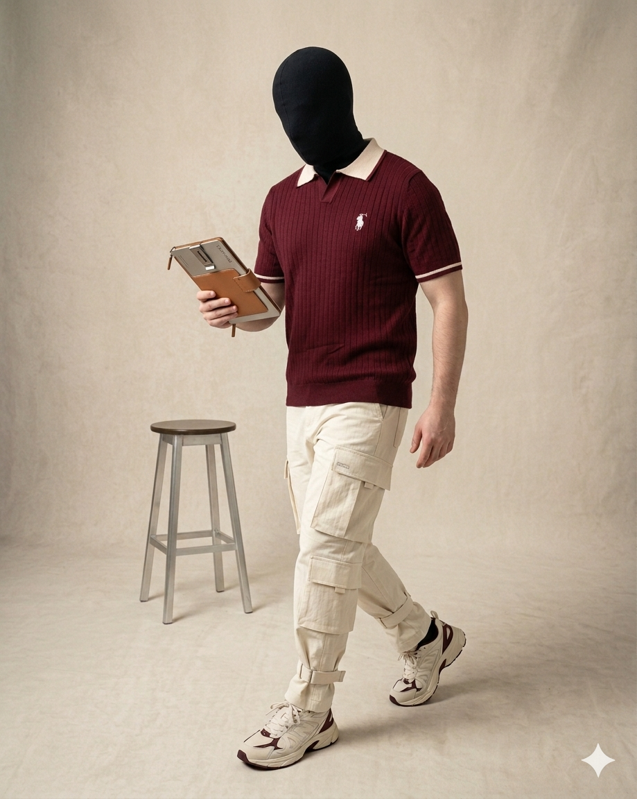 The Terrivolt Signature Ribbed Polo