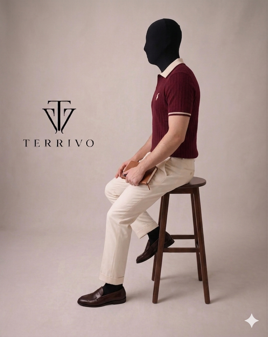 The Terrivolt Signature Ribbed Polo - Image 2