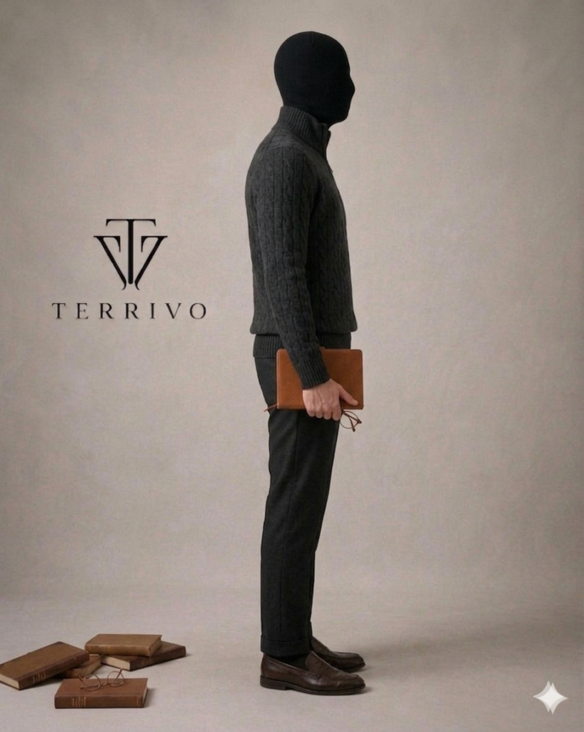 Terrivo Signature Luxury Half-Zip Sweater – Core Collection