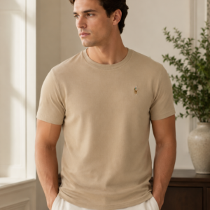 Polo Ralph Lauren Khaki Crew Neck T-Shirt